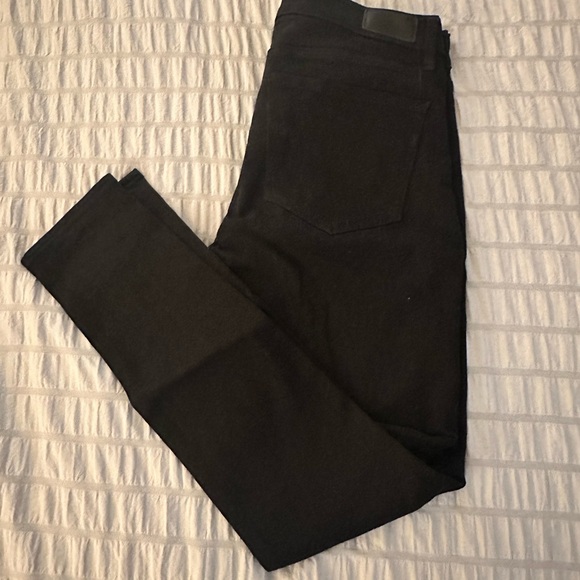 Express Black Mid Rise Legging Jeans - Picture 4 of 9